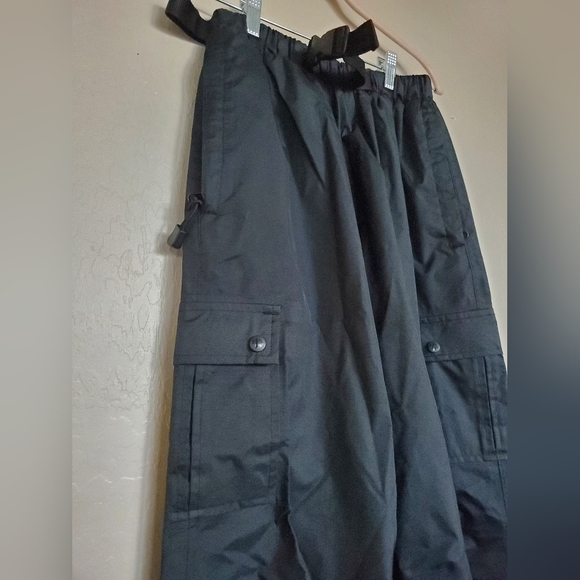 Wetskins Black Cargo Rain Coverall Pants Men's Size Medium - Picture 5 of 11